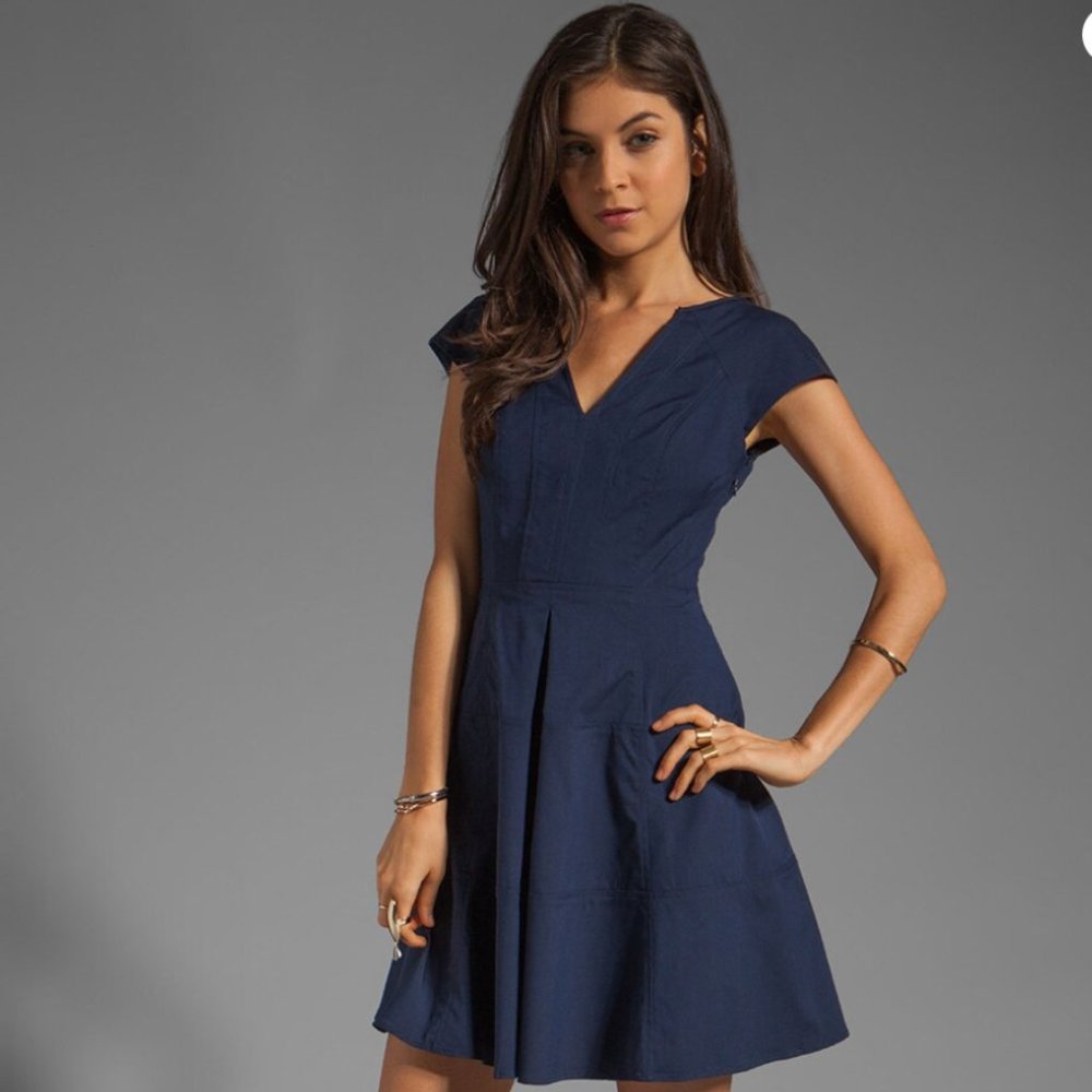 Nanette Lepore Zobra Dress in Indigo